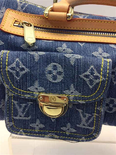 denim lv speedy|Lv monogram denim.